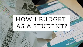 How I budget as a student  studentbudgets [upl. by Nhor918]