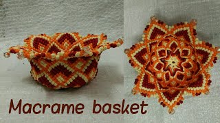 DIY macrame basket full step wise procedure requested video inspiration from Pinterest [upl. by Yc775]