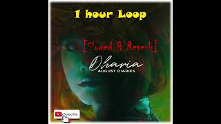 DHARIA  August Diaries 1 hour Loop Slowed amp Reverb  Kool LoFi [upl. by Compton9]