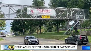 Red Flannel Festival is back in Cedar Springs [upl. by Annyl489]