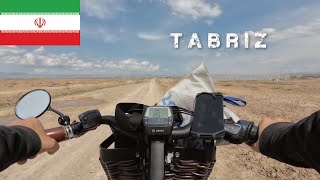 Cycling to Tabriz 🇮🇷 ALMOST CRASHED [upl. by Odradlig]