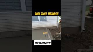 Concrete Catastrophe pouring in a Thunder Storm wtfmoment [upl. by Burris]