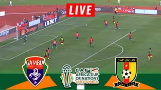 🔴LIVE Gambia vs Cameroon LIVE  CAF African Cup Of Nations 2024  Match Today⚽🎬 [upl. by Ahseem]