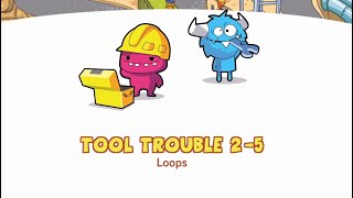 Puzzles Level 25  CodeSpark Academy learn Loops in Tool Trouble  Gameplay Tutorials [upl. by Esther956]