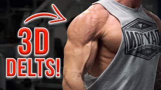 Full Shoulder Workout with Dumbbells for 3D Delts  V SHRED [upl. by Cohlette]