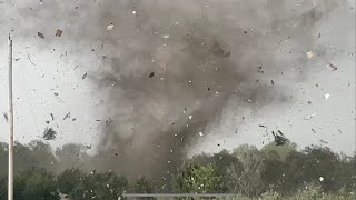 THE MOST INSANE TORNADO VIDEO ever captured in Westmoreland Kansas [upl. by Fotina]