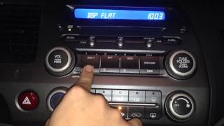 Honda civic fd stock stereo bass boost [upl. by Rozele]