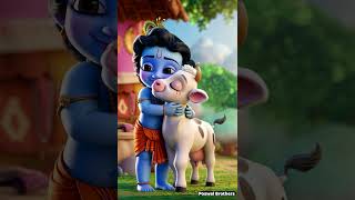 Chhoti Chhoti Gaiya kanha littlekrishna ytshorts ai [upl. by Enilegnave]