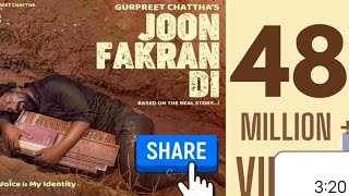 Joon Fakran Di Official Video Gurpreet Chattha  Super Hit Punjabi Songs [upl. by Philbo]