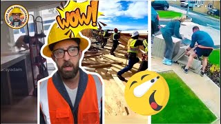 1Hour  Adams Epic Day of Work Fails and Unstoppable Fun part2 adamrose construction workout [upl. by Lorn]