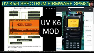 UVK6 MOD  SPECTRUMAND USBAM FM [upl. by Cower46]