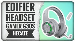 Edifier Headset Gamer G30S Hecate dados técnicos [upl. by Trinl]