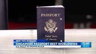 Singapore passport tops global travel access [upl. by Danette145]