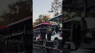 Golf ⛳️ carts trailer golfcarts [upl. by Allemap632]