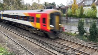 Class 158 Sprinter  158886  158884  South Western Railway [upl. by Vokay]