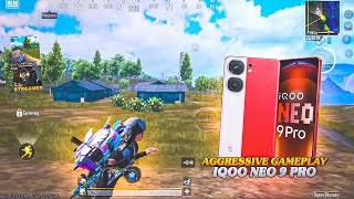 IQOO NEO 9 PRO  AGGRESSIVE GAMEPLAY 💥 IQOO NEO 9 PRO 90FPSBEST GAMING DEVICE BGMI GAMEPLAY [upl. by Kaleb]