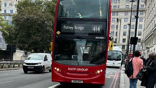 Final Few Months Of Route 414SN12 ARO London United 2012Reg ADL Enviro400HEx Tower Transit [upl. by Nickola]