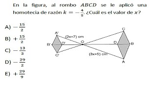 Geometría  Homotecia de figuras planas  Problema 8 [upl. by Ticknor]