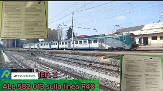 🚉ALe 582 013 sulla linea R40 da Cremona a Bozzolo EP 2 [upl. by Alethea]