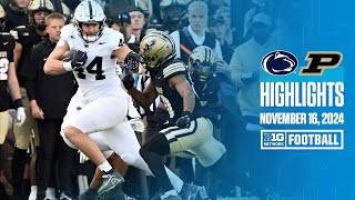 Penn State at Purdue  Highlights  Big Ten Football  11162024 [upl. by Kimbra]