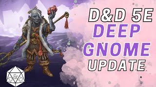 This Race is the Perfect Stealthy Spellcaster  Deep Gnome DampD 5e Update and Deep Dive [upl. by Hakeem]