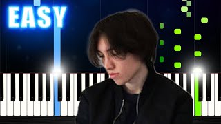 Gibran Alcocer  Idea 10  EASY Piano Tutorial [upl. by Haropizt]