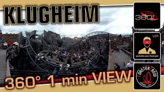 360° Phantasialand a one minute view of Klugheim Taron amp Raik VR Experience 360 video [upl. by Brigid]