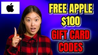 Free Apple Gift Card Codes 2024 🔥 How I Got Free 100 for Apps and Subscriptions [upl. by Winslow]