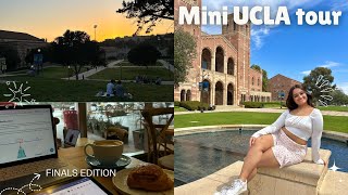 UCLA Tour 🍃⛅️🏞️  Dining halls dorm tour finals week edition [upl. by Vonnie]