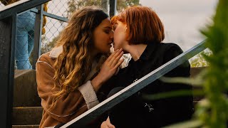 Surprise Kiss  Flunk S3 E01amp2  Lesbian Romance [upl. by Nosnevets]