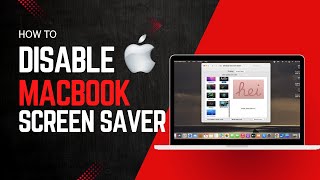 How to Turn Off Screen Saver on Macbook [upl. by Akoek580]