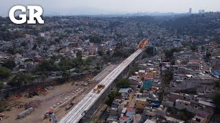 Demora CDMX obras del Tren MéxicoToluca [upl. by Skipp]