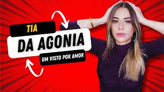 O JACU CAÇADOR DE VISTO BR E A BRASILEIRA EMOCIONADA  TIA DA AGONIA [upl. by Sinnaiy216]