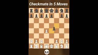 CheckMate in 5 Moves chess game GMChessnewchessshortshort [upl. by Nailliw]