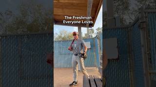 The Freshman Everyone Loves 🤣 baseball comedy freshman [upl. by Acinonrev]