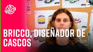 LUCAS BRICCO DISEÑADOR DEL CASCO DE FRANCO COLAPINTO  LA VUELTA [upl. by Araeit]