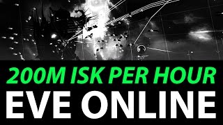 Eve Online  How to make 200M ISK per Hour [upl. by Einnek448]