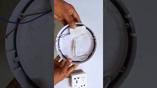 How to Fix Round LED Light led bulb shorts short [upl. by Kucik560]