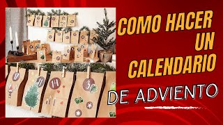 Como HACER un CALENDARIO DE ADVIENTO PARA NAVIDAD 2023 🎄 Pucelana87 [upl. by Onimod]