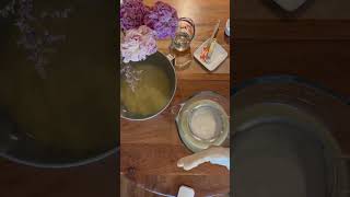 Making cold process goats milk soaps with natural ingredients [upl. by Enelehcim619]