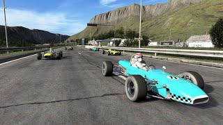 AC  20 Min Online Race in F1C Tecno F3s 1966 at Bannochbrae [upl. by Yelwar182]