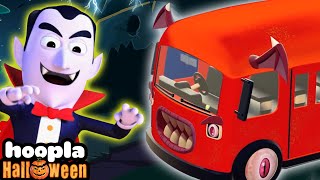 Spooky Scary Wheels On The Bus  Scary Songs For Kids  Hoopla Halloween [upl. by Hurless]