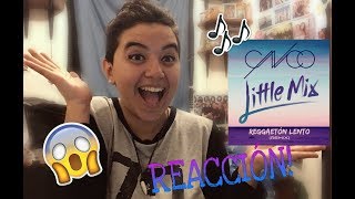 REACCIÓN quotREGGAETON LENTO FT LITTLE MIXquot  Lali7a [upl. by Arretal]