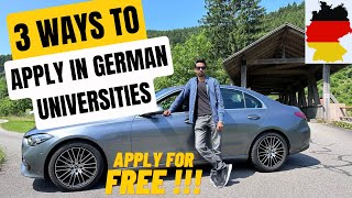 How to Apply in German Universities For FREE What is Uni Assist and VPDFAU Application procedure [upl. by Divan]