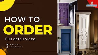 How to Order Full Detail Video door sehrawatbrothers wpc [upl. by Neivad]