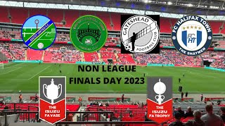 NON LEAGUE FINALS DAY 2023  Ascot United 10 Newport Pagnell Town amp Gateshead 01 FC Halifax Town [upl. by Akinet]