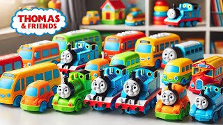 Merakit Mainan Kereta Api Choo Choo Charles Thomas and Friends Tayo Si Bus Kecil  Unboxing Mainan [upl. by Kampmann346]