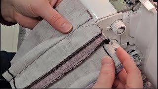 Serged Open Seam Finish [upl. by Darreg]