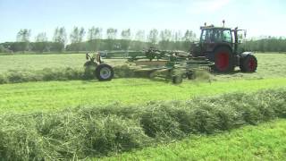 KRONE Swadro Twin Rotor Centre Delivery Rakes [upl. by Adlesirc]