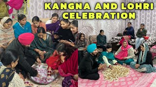 KANGNA AND LOHRI CELEBRATION  DOSTAN TO VIAH TO BAAD TAHNE😂  BEING BRAND [upl. by Monreal701]